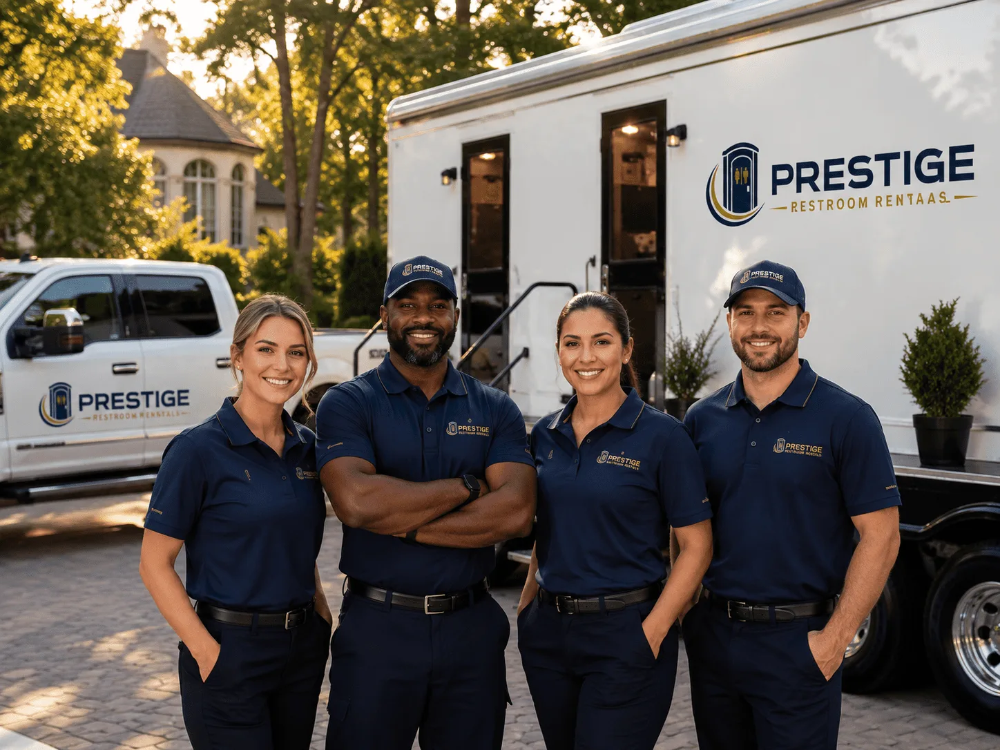 Trusted Luxury Portable Restrooms company in Rufe, OK